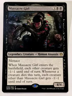 Massacre Girl War of the Spark - MTG RARE - Image 1