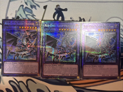 Yugioh Red-Eyes Slash Dragon Starlight Rare MP25-EN031 x3 Near Mint - Image 1