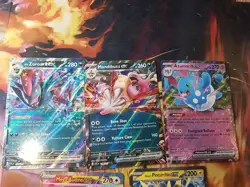 Pokemon Ascended HEROES 5 Card EX Lot: Audino 253, Zoroark 137, Azumarill 084 ++ - Image 2