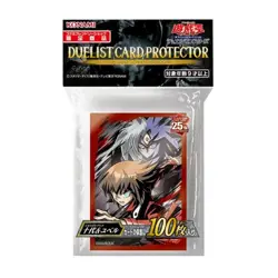 YUGIOH DUELIST CARD PROTECTOR ANIME SLEEVES JADEN YUKI & YUBEL (100) JAPANESE - Image 1