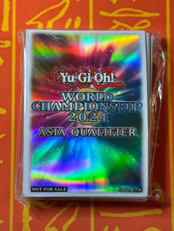 YUGIOH ASIA QUALIFIER 2024 RAINBOW CARD SLEEVES (70) JAPANESE OFFICIAL - Image 1