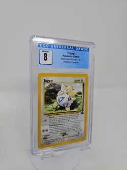 CGC 8 NM/MINT Togepi WOTC BLACK STAR PROMOS #30 League Pokemon Card - Image 2