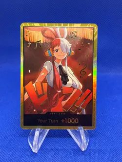 One Piece EB03 Extra Booster Heroine’s Edition Uta Gold DON!! Card NM - Image 1