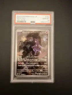 Pokemon Mewtwo Art Rare SV2a Card 151 183 Holo Japanese PSA 10 - Image 1