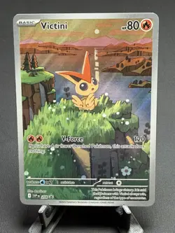 Victini 208 Pokemon TCG SV Promo Card Illustration Collection, English - Image 1
