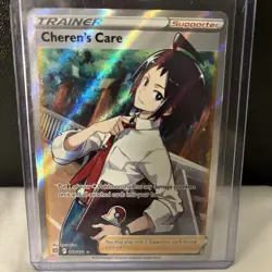 Cherens Care 168/172 Brilliant Stars NM Full Art Ultra Rare Pokemon Card - Image 1