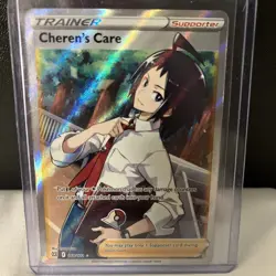 Cherens Care 168/172 Brilliant Stars NM Full Art Ultra Rare Pokemon Card - Image 2