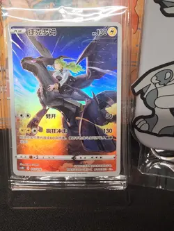 Pokemon Chinese Zekrom Rare Promo Holo With Card Holder Display Case - Image 2