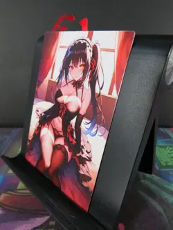 Kuromi Tokisaki Date a Live Custom Art Card NM Anime Sexy Waifu CCG Collectible - Image 2