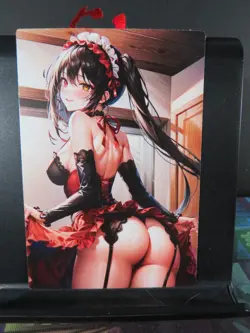 Kuromi Tokisaki Date a Live Custom Art Card NM Anime Sexy Waifu CCG Collectible - Image 1