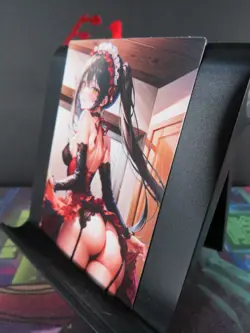 Kuromi Tokisaki Date a Live Custom Art Card NM Anime Sexy Waifu CCG Collectible - Image 2