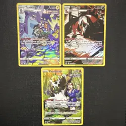Pokemon TCG Fusion Strike Toxtricity Thievul Passimian Holo 3-Card Lot - Image 1