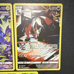 Pokemon TCG Fusion Strike Toxtricity Thievul Passimian Holo 3-Card Lot - Image 3