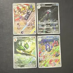 Pokemon TCG Archaludon Palafin Vibrava Wugtrio Holo Promo 4-Card Lot - Image 1