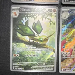 Pokemon TCG Archaludon Palafin Vibrava Wugtrio Holo Promo 4-Card Lot - Image 5