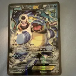 Pokemon Blastoise EX Promo Holo XY122 180 HP Rapid Spin Splash Bomb Card - Image 1