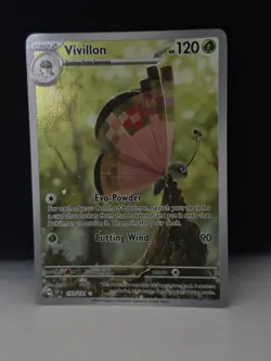 Pokemon TCG Vivillon Illustration Rare Card Surging Sparks 193/191 Near Mint - Image 1