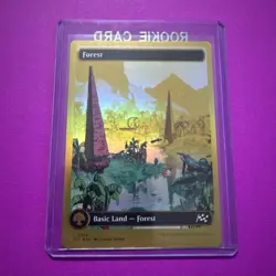 Forest - First Place (Foil) Aetherdrift N/M MTG Magic The Gathering Card #516 - Image 1