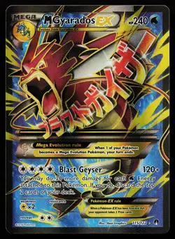 M Gyarados EX 115/122 Ultra Rare Full Art XY BREAKpoint Pokemon Card - Image 1