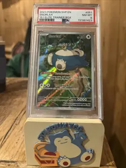 PSA 8 Snorlax 051 Sv: Scarlet & Violet Promo Cards Holo - Image 1