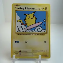Surfing Pikachu 111/108 Secret Rare XY Evolutions Pokemon Card - Image 1