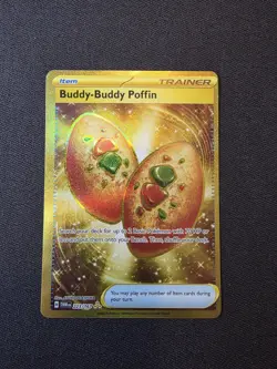 Pokemon Buddy-Buddy Poffin 223/167 Twilight Masquerade Card NM - Image 1
