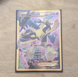 Pokemon Alakazam EX Secret Rare Holo Fates Collide 125/124 Card - Image 1