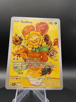 Pokemon Van Gogh Sunflora Full Art Display Piece *CUSTOM CARD* - Image 4