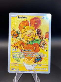 Pokemon Van Gogh Sunflora Full Art Display Piece *CUSTOM CARD* - Image 5