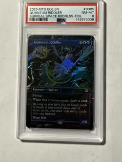 Quantum Riddler Surreal Space FOIL 305 PSA 8 (MTG Edge of Eternities 2025) - Image 1