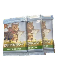 MTG Bloomburrow Play Booster Pack Lot (3) Magic The Gathering BLB Sealed - Image 1