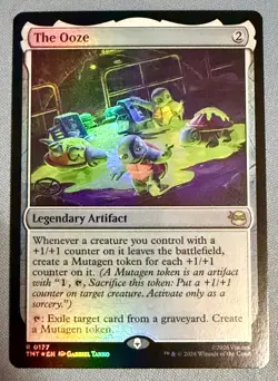 The Ooze #0177 Foil - TMNT MTG - PACK FRESH / NM - Image 1