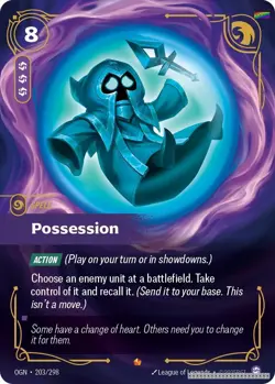 Possession [OGN - 203/298] - LP [Foil] TCG Riftbound - Image 1