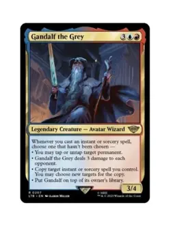 Gandalf the Grey Custom Commander Deck MTG Magic The Gathering - Image 1