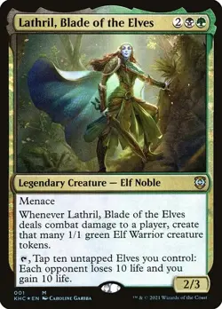 Lathril, Blade of the Elves - Elf Tribal - Custom Commander Deck - Image 1