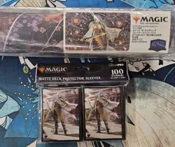 MTG The Wandering Emperor Anime Playmat & Sleeves Set Japan Tournament Exclusive - Image 1
