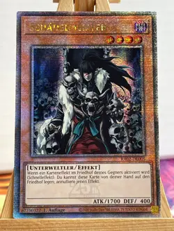 Schadelmeister RA02-DE005 Quarter Century Secret Rare Deutsch NM YUGIOH - Image 1