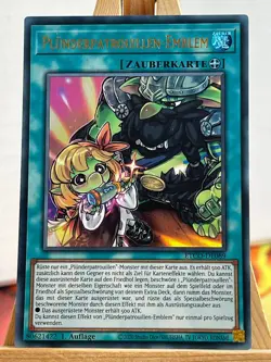 Plunderpatrouillen-Emblem ETCO-DE089 Ultra Rare Deutsch NM YUGIOH - Image 1