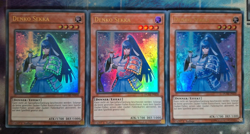 3x Denko Sekka DUDE-DE030 ULTRA RARE 1.AUFLAGE DEUTSCH PLAYSET NM Yu-Gi-Oh - Image 1