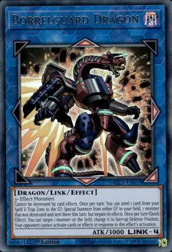 Borrelguard Dragon - Silver Ultra Rare 1st Edition BLC1-EN019 - NM - YuGiOh - Image 1