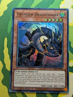 Thunder Dragondark RA03-EN018 Super Rare 1st Edition YuGiOh TCG Card - Image 1