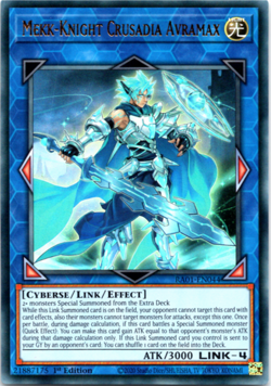 Mekk-Knight Crusadia Avramax - RA01-EN044 Ultra Rare - 1st Edition Yugioh - Image 1