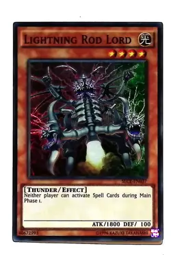 Lightning Rod Lord - SECE-EN037 - Super Rare Yugioh - Image 1
