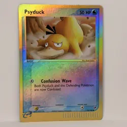 Psyduck 73/100 Sandstorm Reverse Holo Pokemon LP+ - Image 4