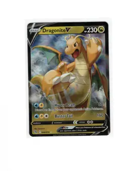 2022 Pokemon Sword & Shield Pokemon GO Dragonite V #049/078 - Image 1