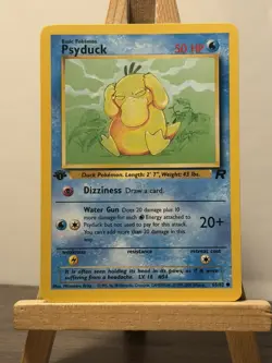 Psyduck 1st Edition Team Rocket 65/82 WOTC Vintage Pokemon - Image 1