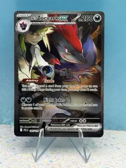 Pokemon TCG Journey Together N’s Zoroark ex Illustrations Rare 185/159 - Image 2