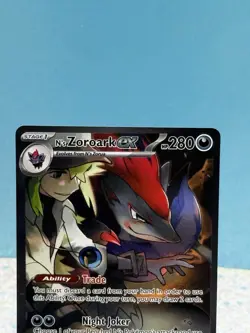 Pokemon TCG Journey Together N’s Zoroark ex Illustrations Rare 185/159 - Image 3