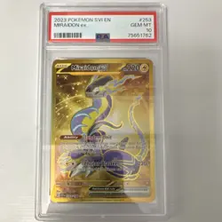 Pokemon 2023 Miraidon ex SV01 253/198 Full Art Holo Hyper Rare PSA 10 - Image 1