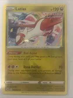 Latias non-holo Rare 193/264 - Pokemon Fusion Strike - NM - Image 1